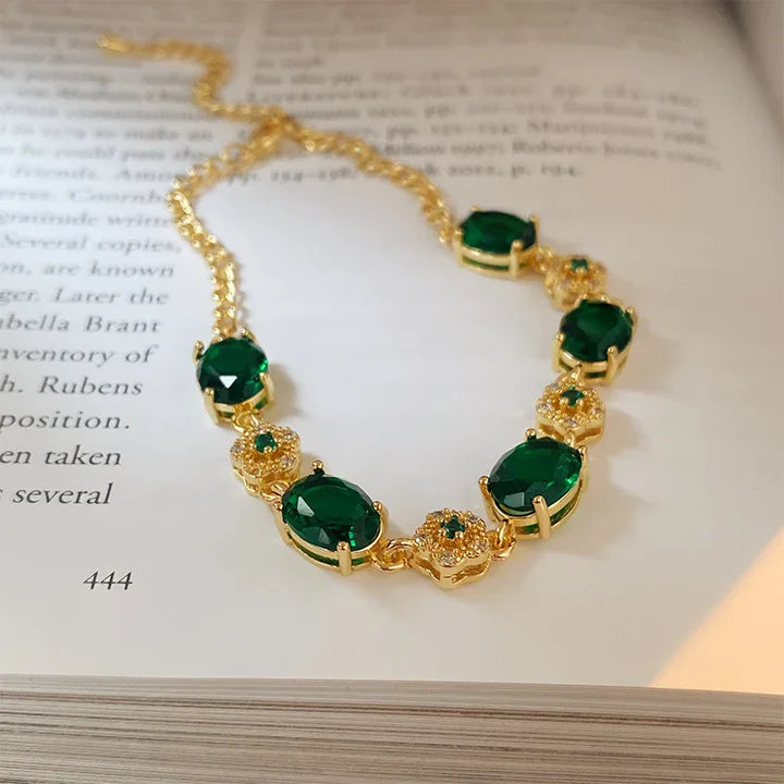 Pulsera Elegante de Piedras Preciosas | Joyería de Lujo para Mujeres