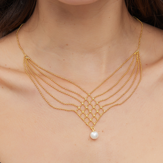 LANZAMIENTO EXCLUSIVO | Collar de perlas akoya doradas para Seducción