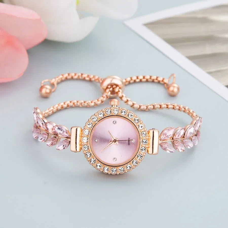 Lujoso Reloj Brazalete Pluma