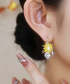 Pendientes Lujo Zirconia Mariposa