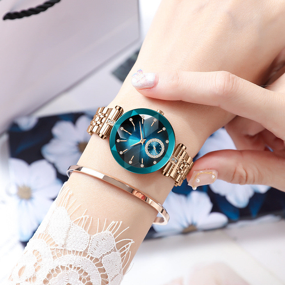 Lujo Reloj de Acero Mujer