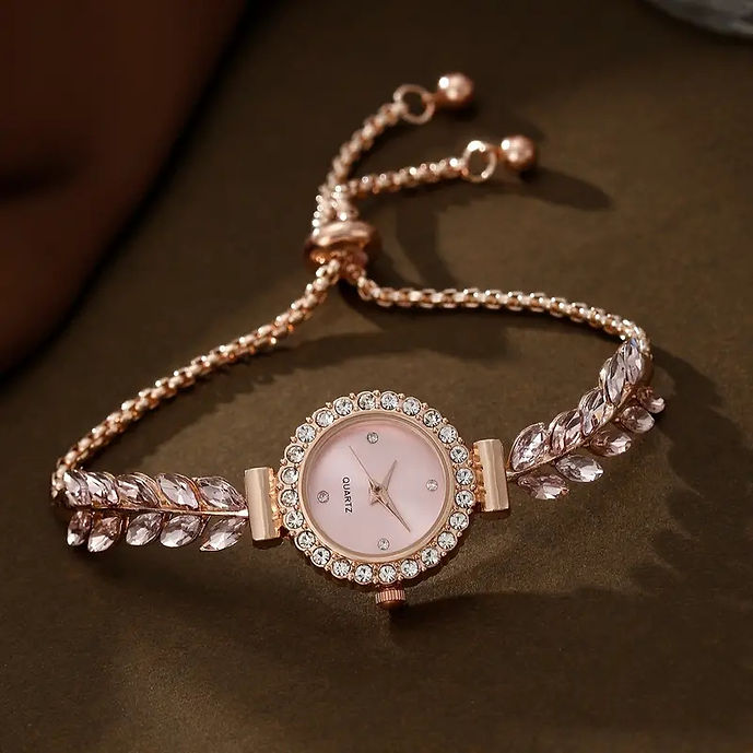 Lujoso Reloj Brazalete Pluma