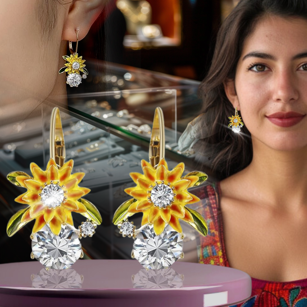 Pendientes Lujo Zirconia Mariposa