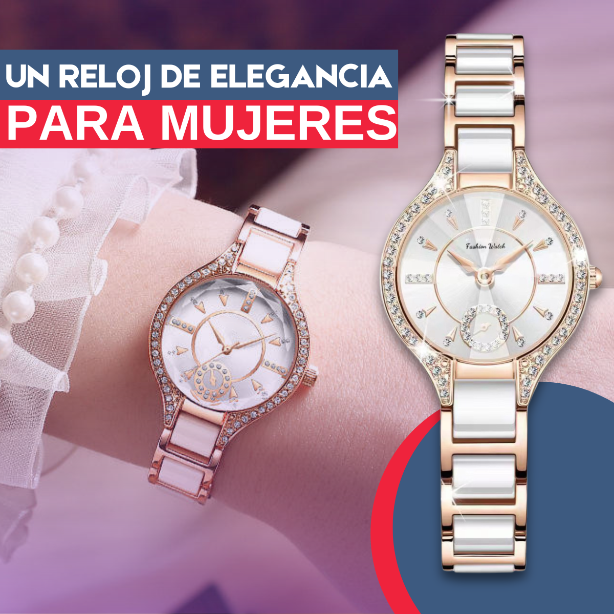 Reloj de Lujo Rose Gold