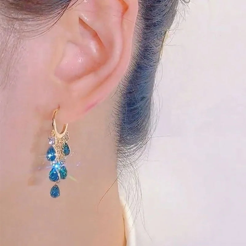 Pendientes Gota de Agua