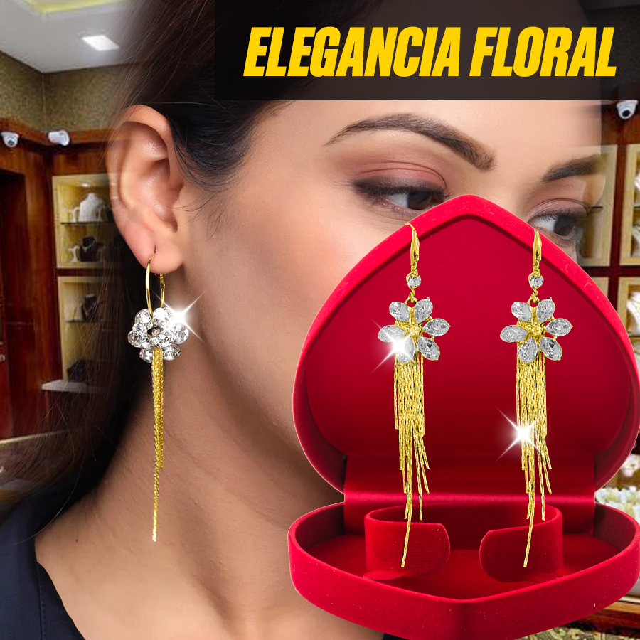 Pendientes de Flores Elegantes