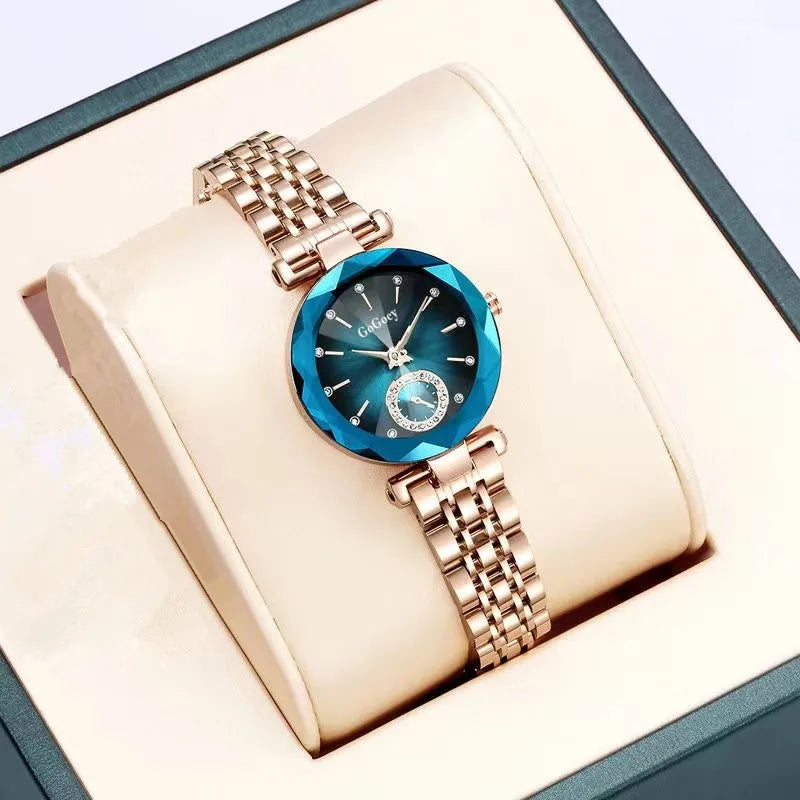 Lujo Reloj de Acero Mujer