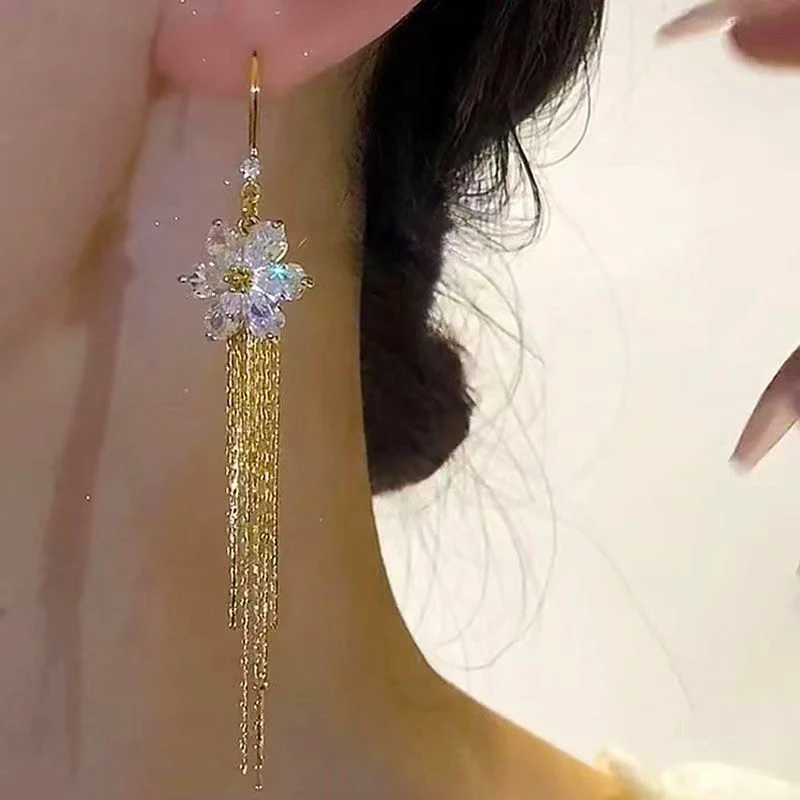 Pendientes de Flores Elegantes