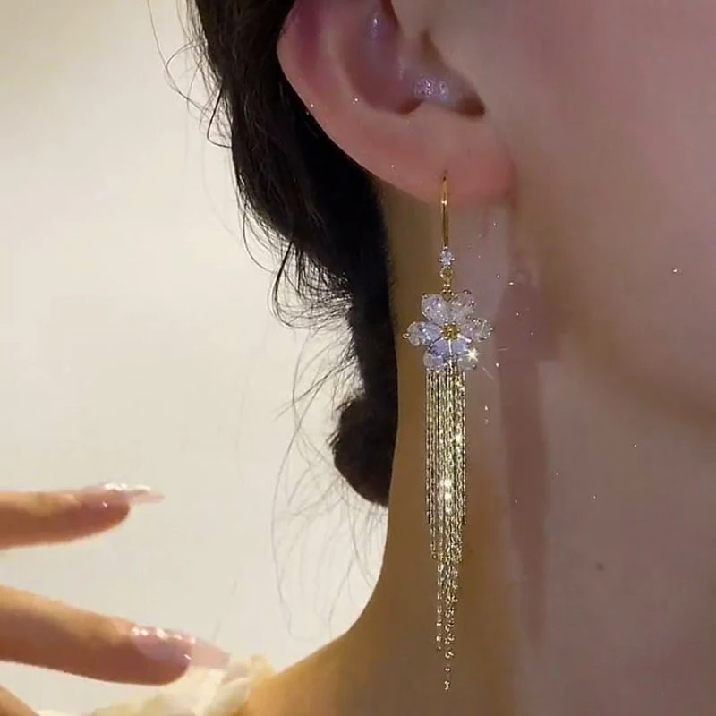 Pendientes de Flores Elegantes
