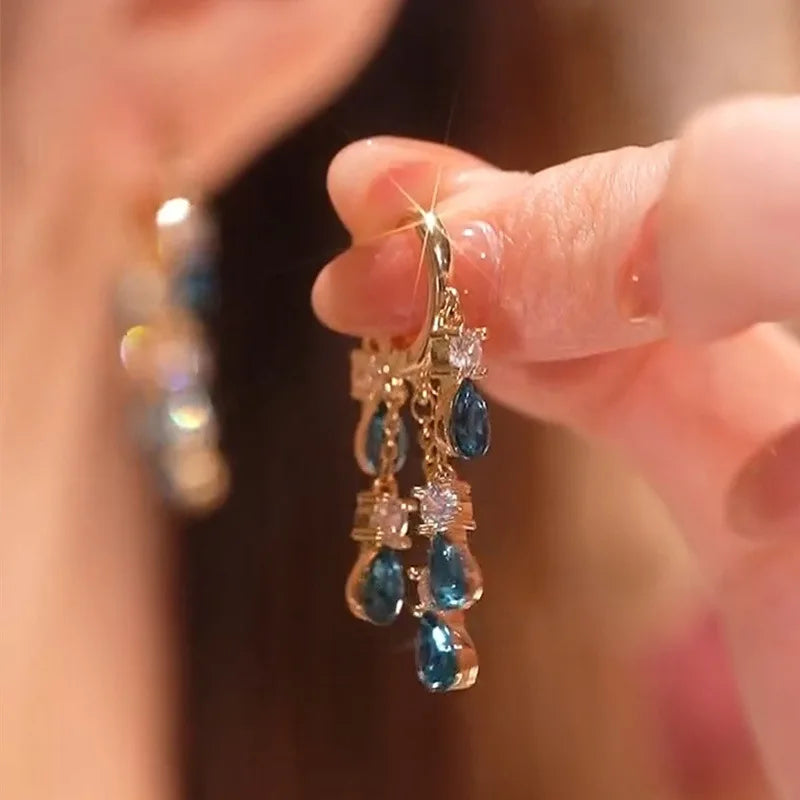 Pendientes Gota de Agua
