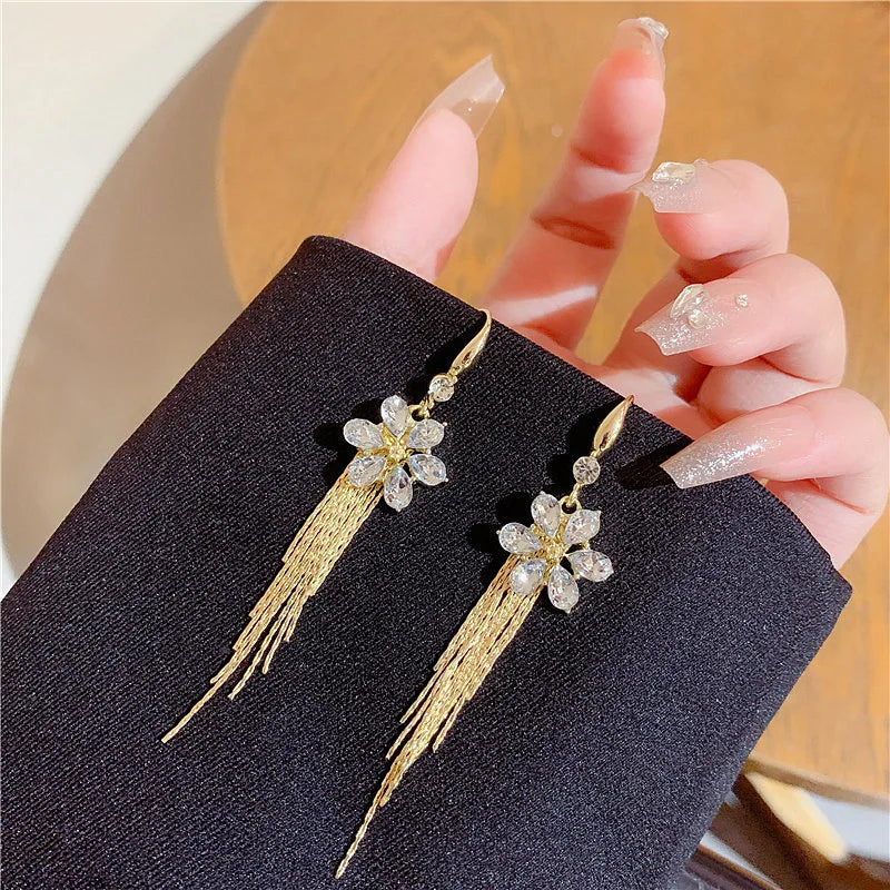 Pendientes de Flores Elegantes
