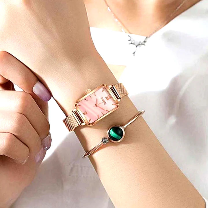 Reloj Mecánico de Lujo con Esfera Esqueleto | Reloj Automático con Números Romanos
