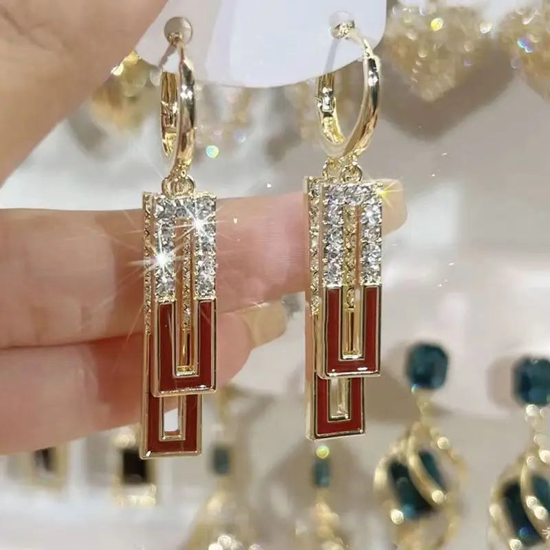 EDICIÓN LIMITADA | Aretes de lujo cuadrados