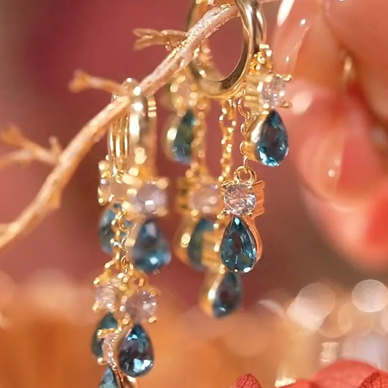 Pendientes Gota de Agua