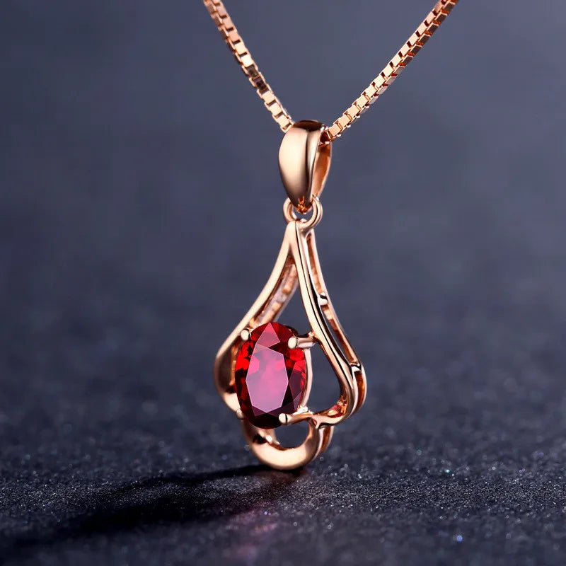 Colgante Rubí Chic Elegante | EDICIÓN LIMITADA