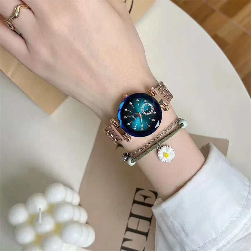 Lujo Reloj de Acero Mujer