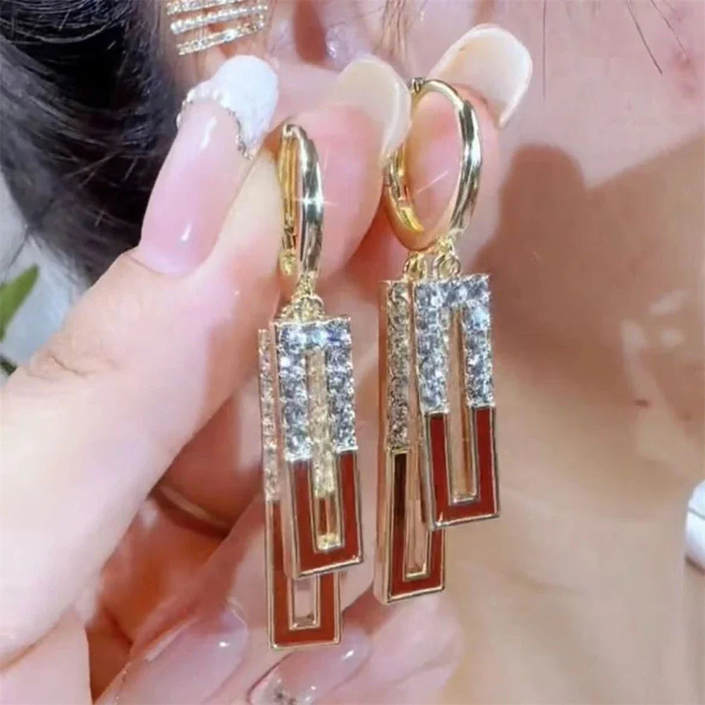 EDICIÓN LIMITADA | Aretes de lujo cuadrados