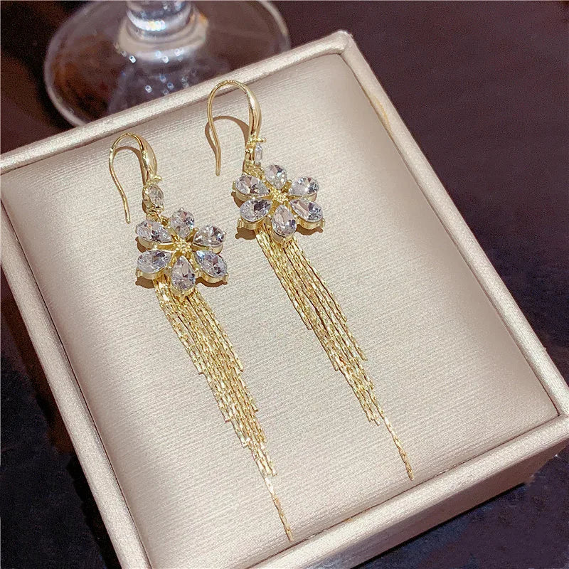 Pendientes de Flores Elegantes