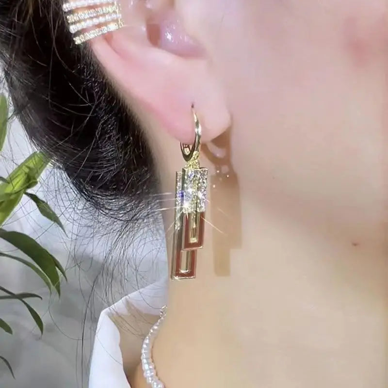 EDICIÓN LIMITADA | Aretes de lujo cuadrados